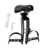 OMYAOIT Cycling Child Seats, Soft and Comfort Kids Bike Seat Compatible with Adult MTB, Outdoor Mountain Bike Front Mounted Bicycle Seats for Children Aged 2-5, up to 48lbs, Easy to Install